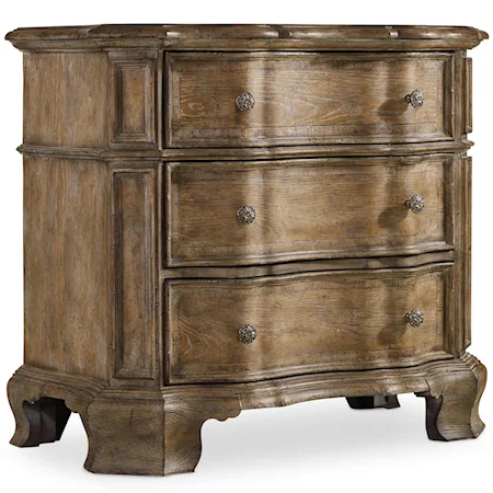 Bachelor's Chest with 3 Drawers and Touch Light